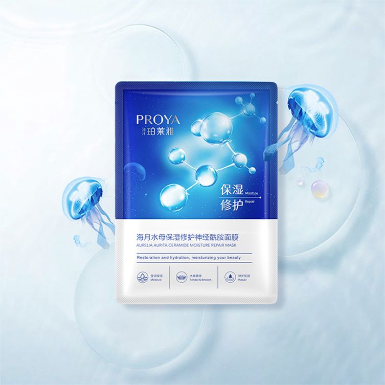 4001老百汇海月水母保湿修护神经酰胺面膜